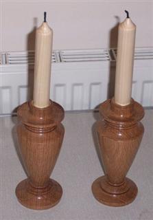 Mike Turner <br>Candlesticks with turned candles